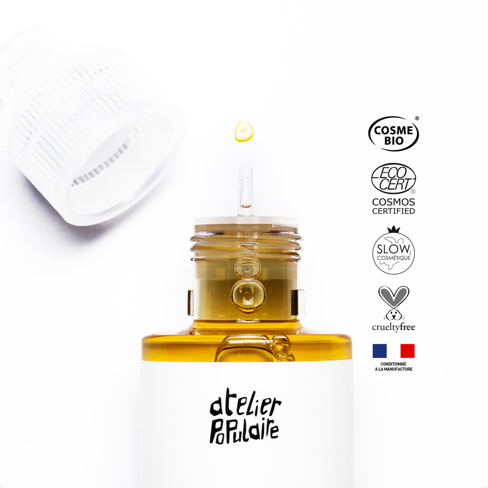 atelier populaire Huile vierge biologique d’Abricot | 120mL Huile vierge