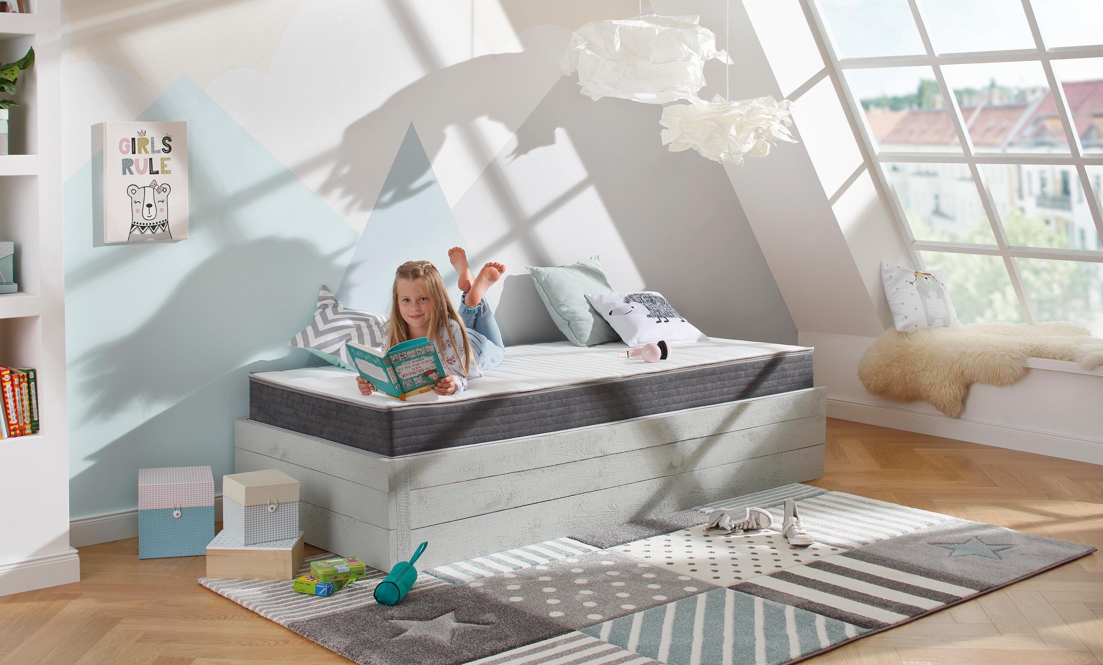 Komfortschaummatratze Universal, Lüttenhütt, 17 cm hoch, Für Youngster, Gäste- u. Boxspringbetten