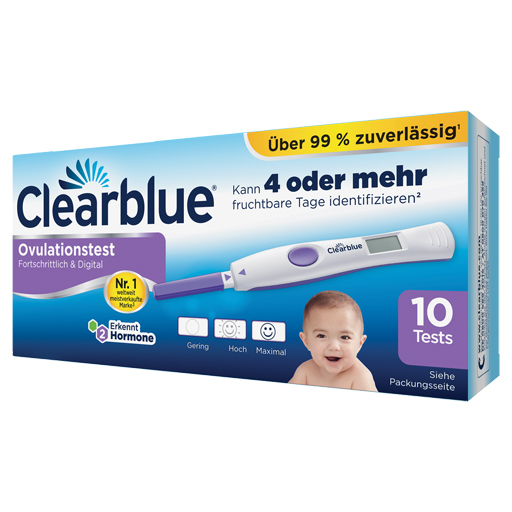 CLEARBLUE Ovulationstest fortschrittlich & digital  10 St  Test