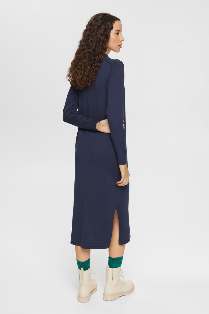 Strickkleid mit Polokragen