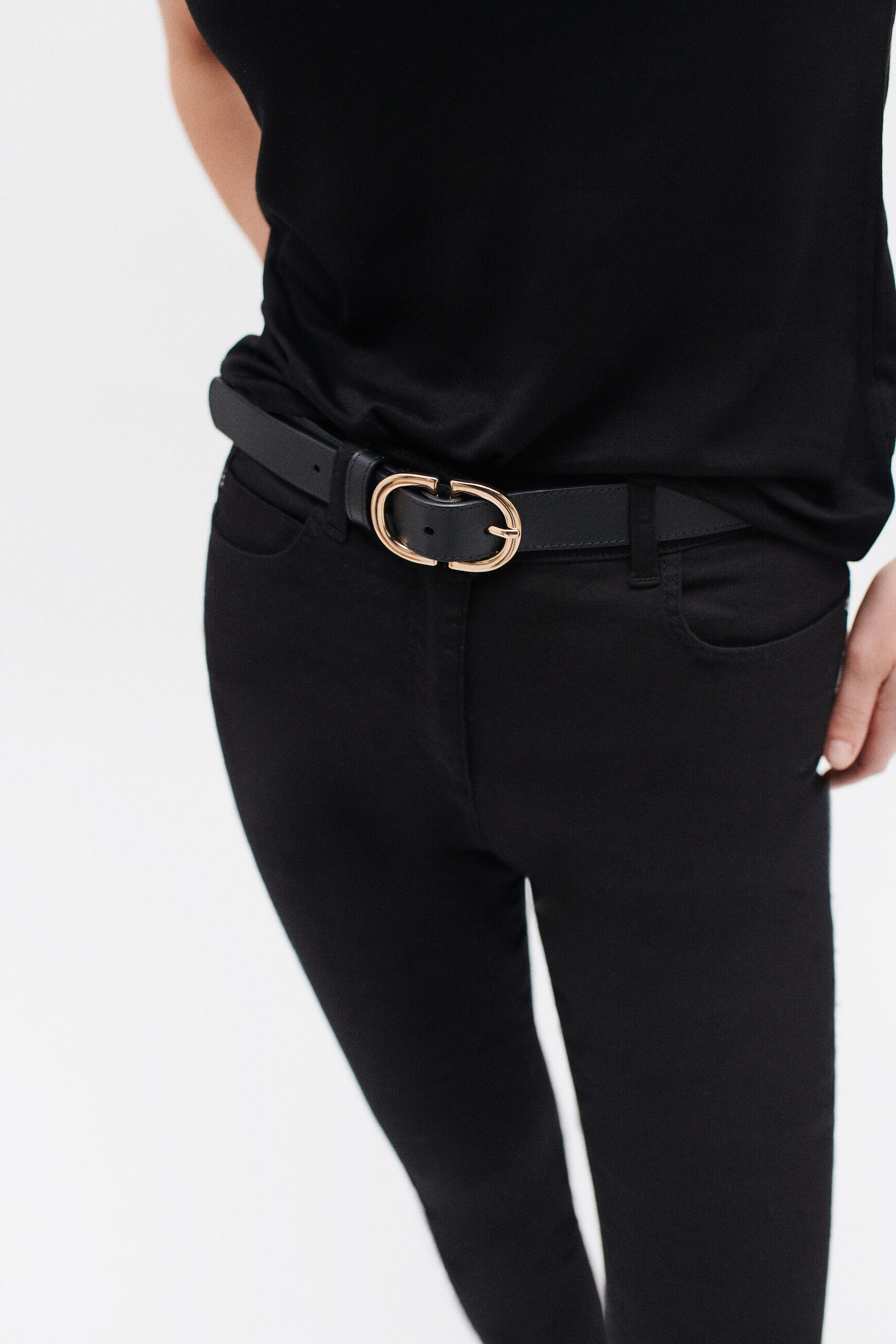 pantalon joss b noir femme