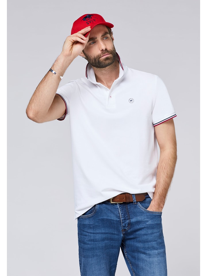 Polo Sylt Poloshirt in Weiß günstig kaufen