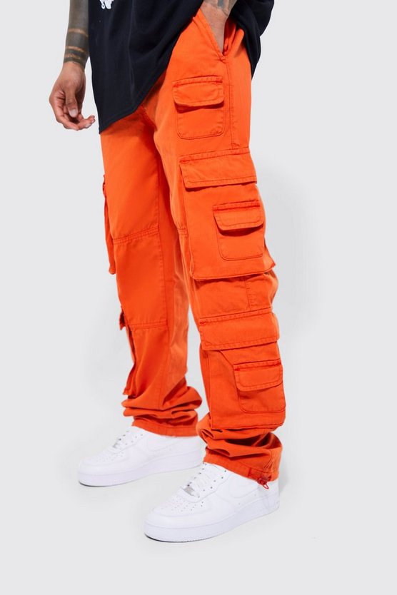Cargohose mit elastischem Bund und Taschen