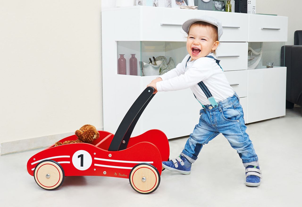 Pinolino Kinderträume Pinolino Lauflernwagen Kimi, rot