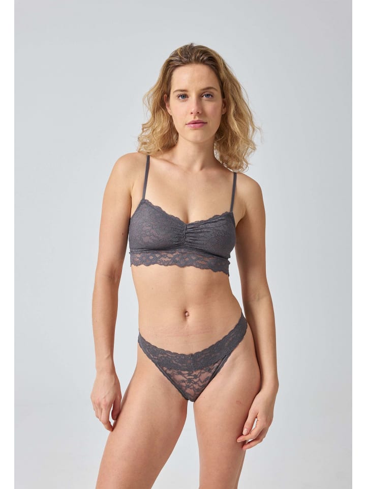 SNOCKS Spitzen-BH Damen 1 Stück in Grau günstig kaufen