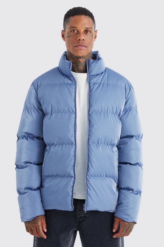 Sanft glänzende Oversize Nylon-Steppjacke
