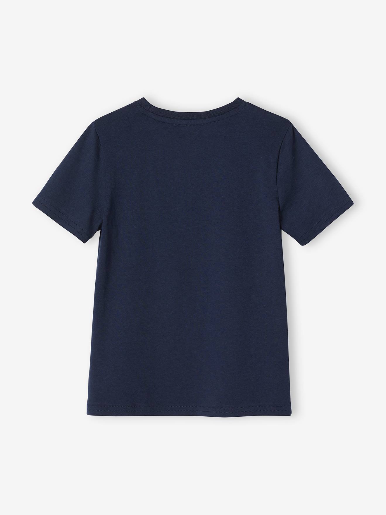T-shirt team sport Basics garçon gris chiné moyen
