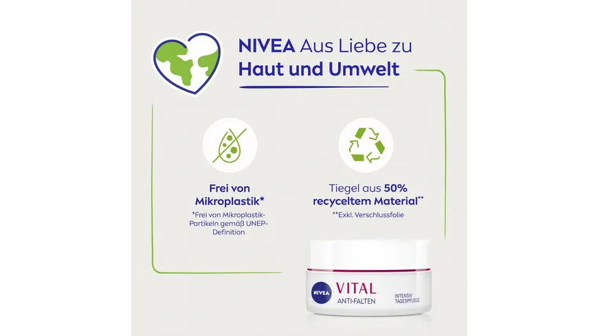 NIVEA VITAL Anti-Falten Intensiv Tagespflege für Reife Haut 50 ml
