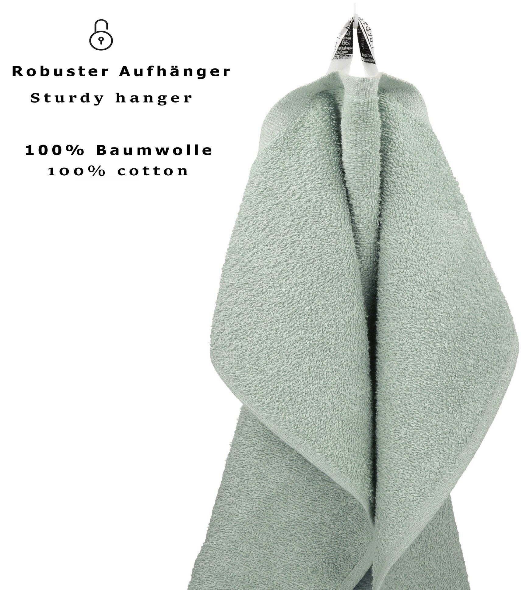 Betz Handtuch Set 6 tlg. BERLIN 2 Duschtücher 4 Handtücher, 100% Baumwolle