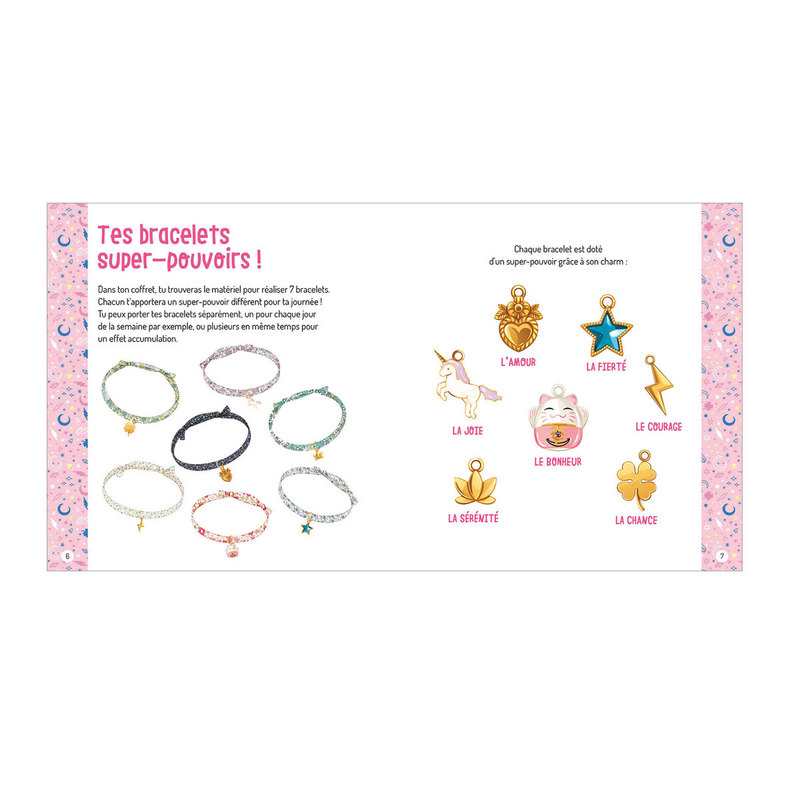 Coffret Ma boîte à bijoux, mes fabuleux bijoux super-pouvoirs - Auzou