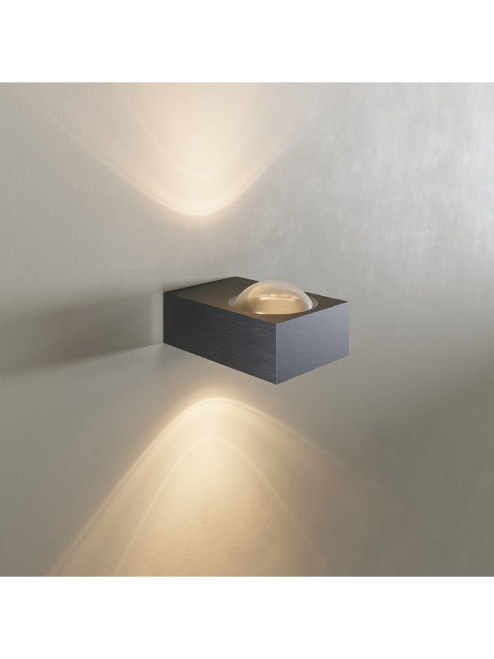 s.LUCE Wandleuchte Beam X eckig up & down modern in Schwarz günstig kaufen 8 cm