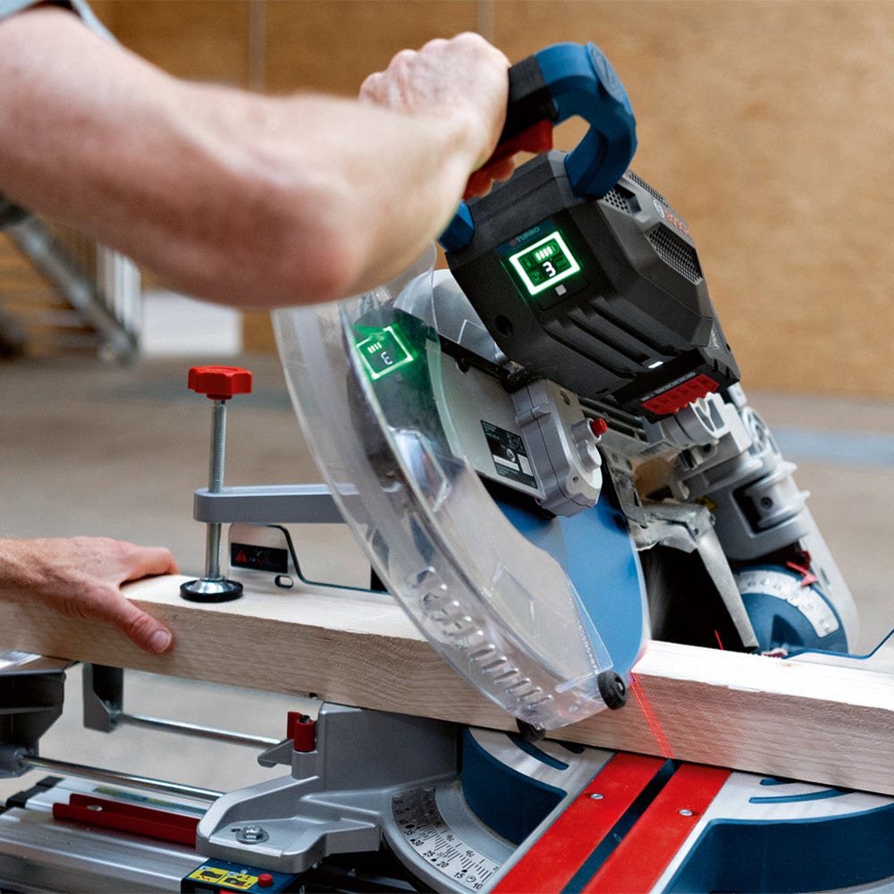 Piła ukosowa BOSCH 18V BITURBO Brushless 305mm Glide Compound Miter Saw Skin - GCM 18V-305 GCD