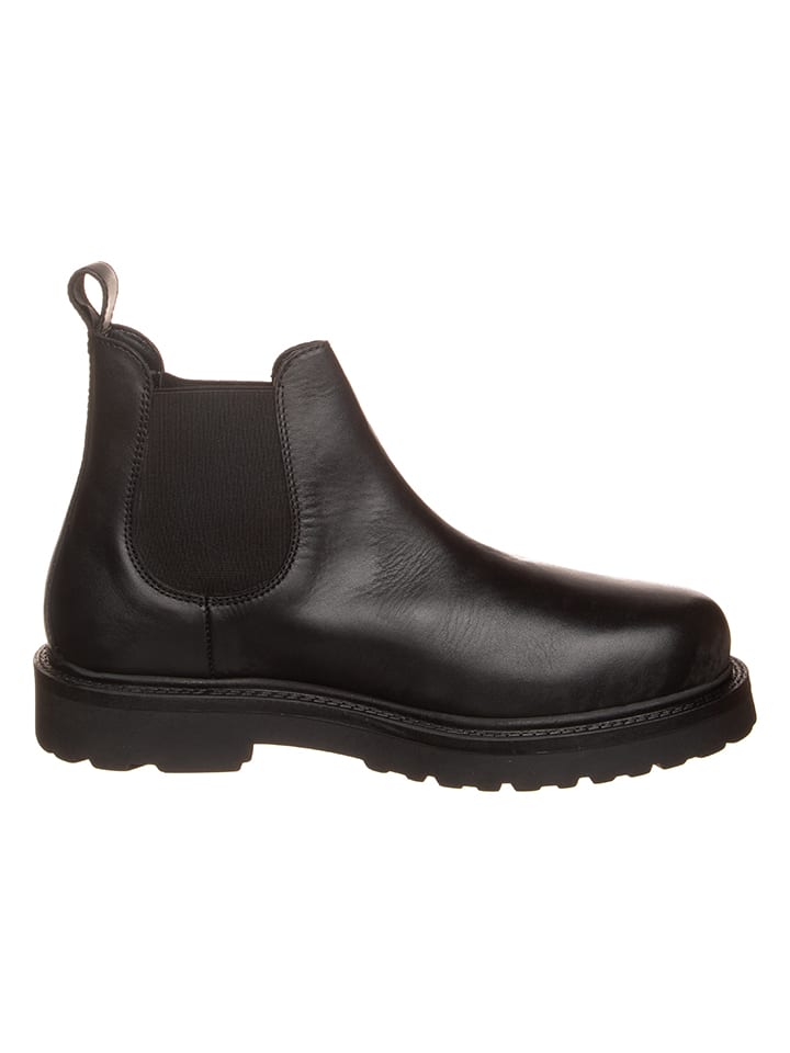 Tommy Hilfiger Shoes Leder-Chelsea-Boots in Schwarz günstig kaufen