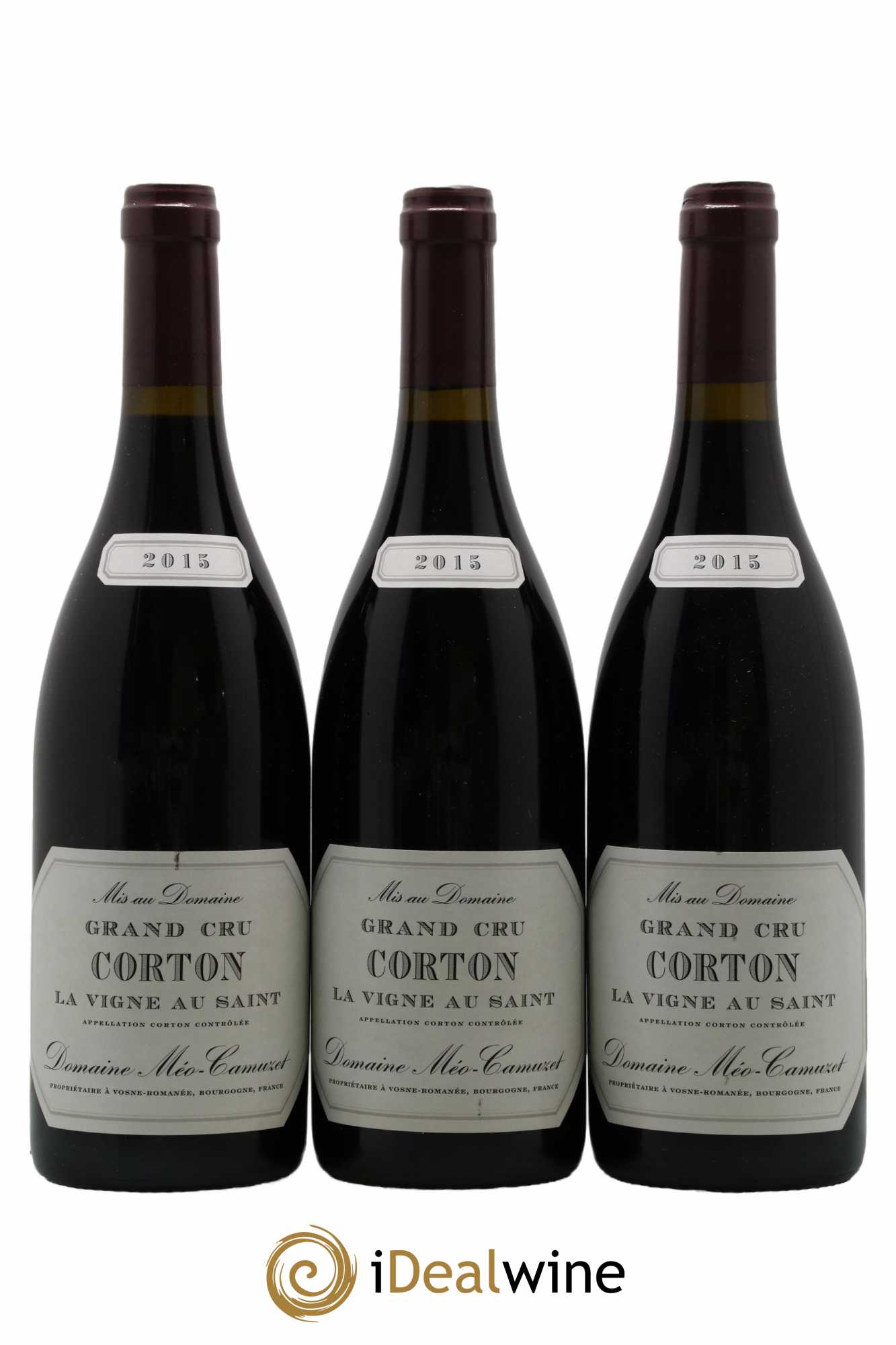 Corton Grand Cru La Vigne au Saint Méo-Camuzet (Domaine)  2015 - Lot de 3 Bouteilles