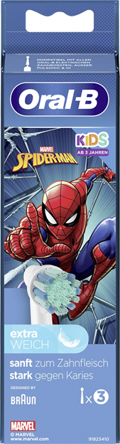 Oral-B Aufsteckbürsten Spiderman|Eiskönigin Mix
