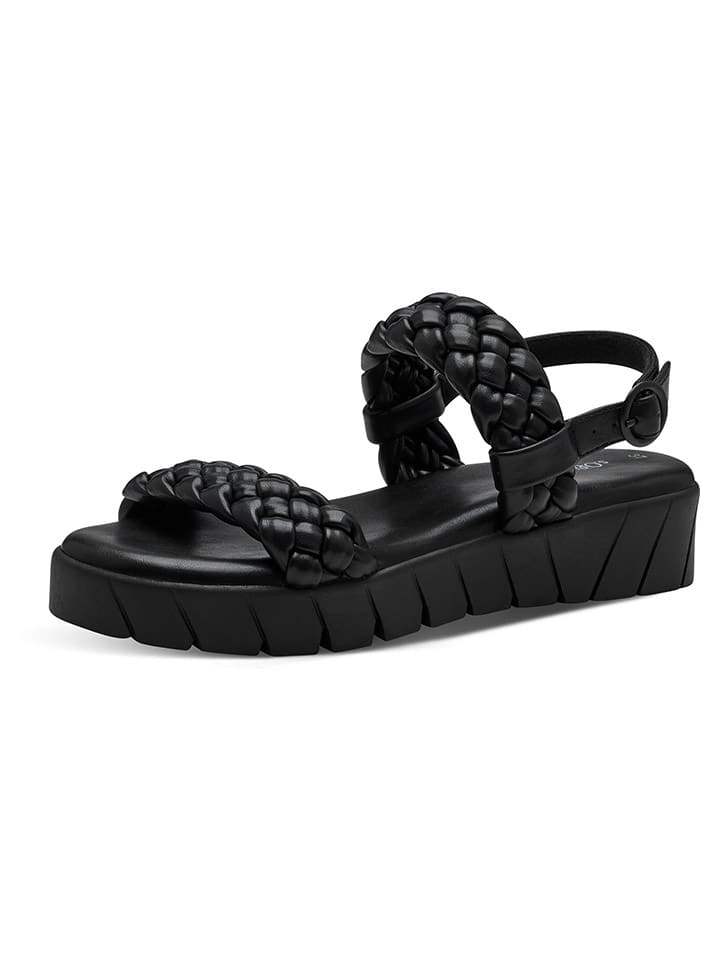 s.Oliver Sandalen in Schwarz günstig kaufen