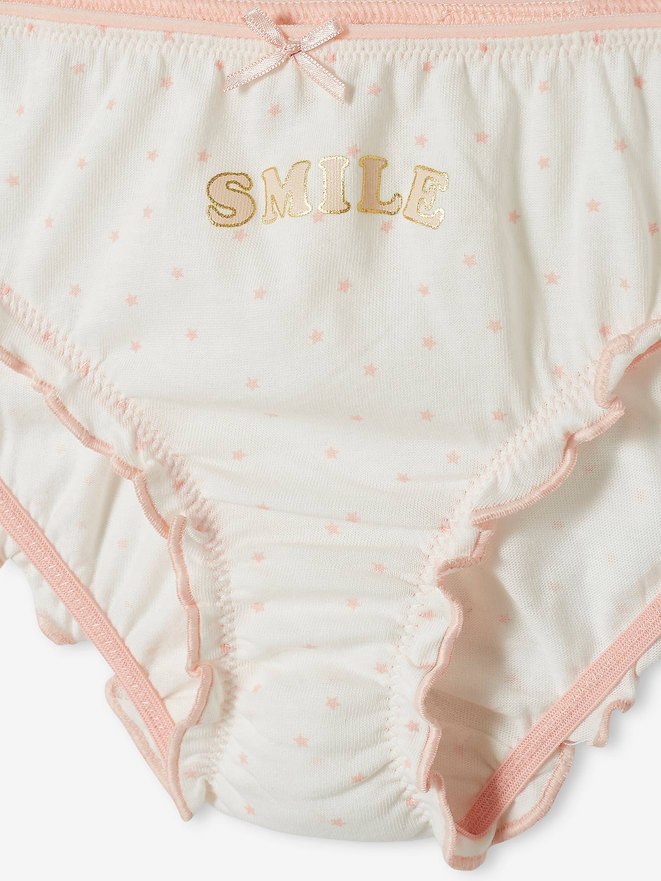 Lot de 3 culottes volantées fille lot ivoire