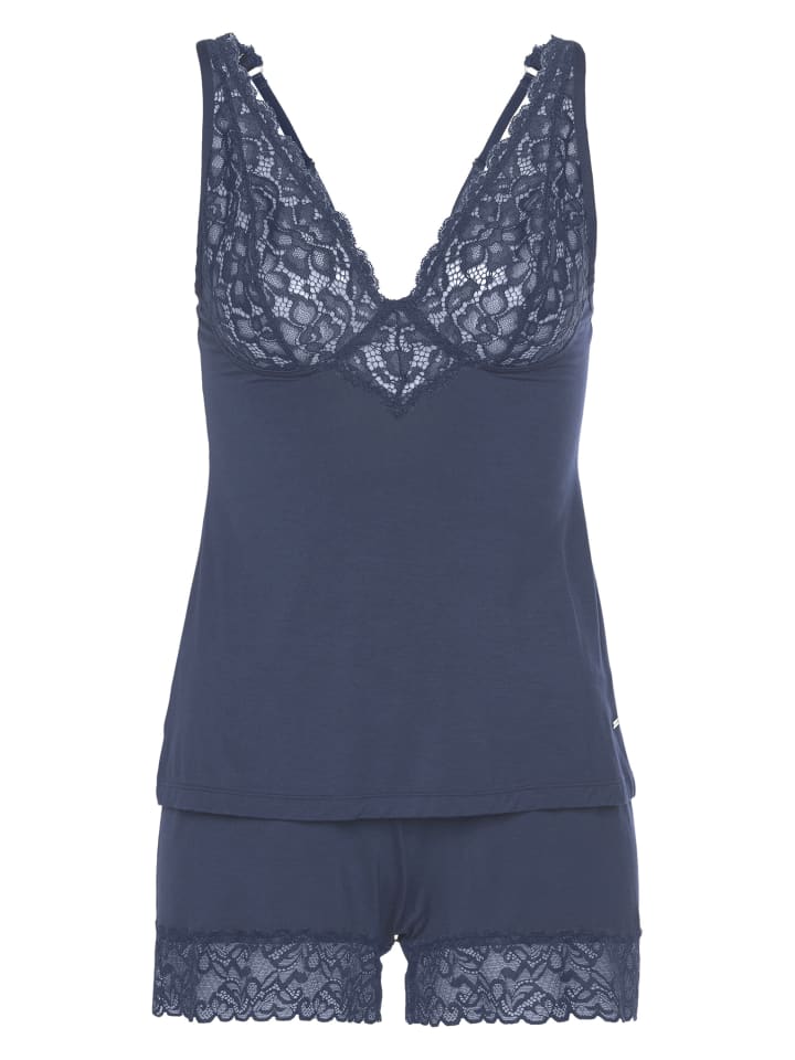 LASCANA Shorty in dunkelblau günstig kaufen