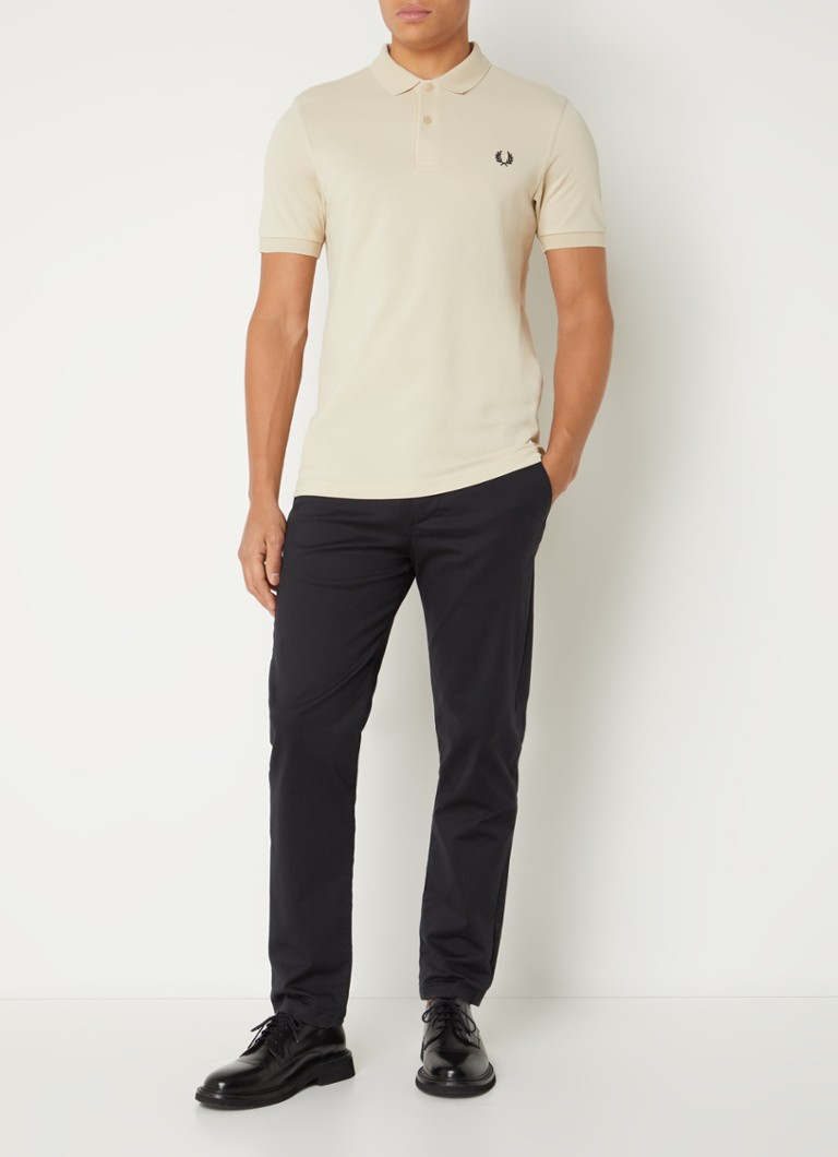 Koszulka polo Fred Perry o klasycznym kroju, wykonana z bawełnianej piki, z haftowanym logo.