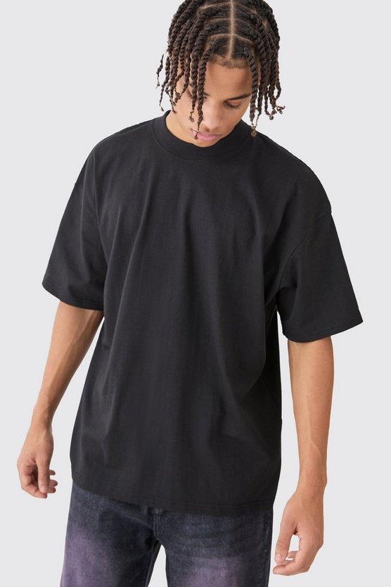 Oversize Worldwide T-Shirt mit Print