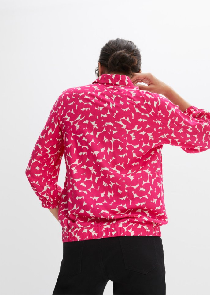 Bluse mit 3/4-Arm