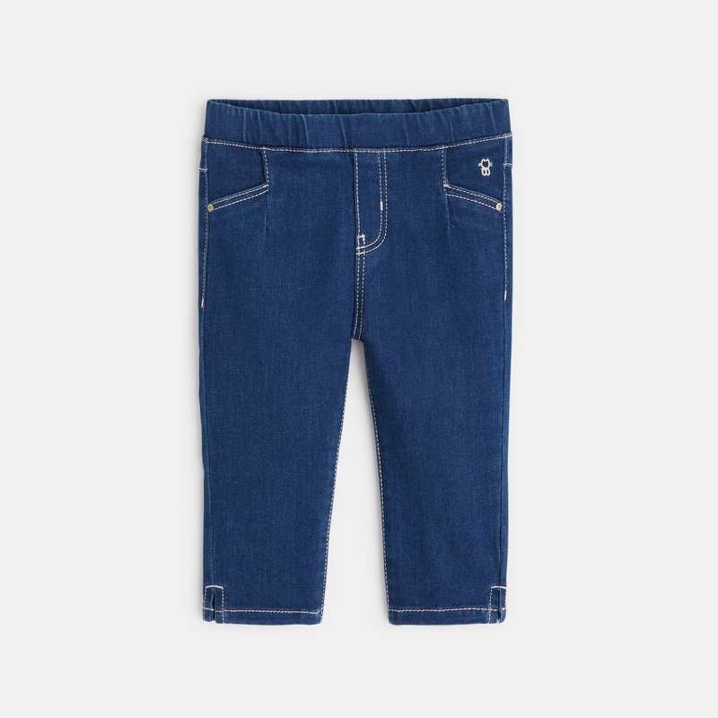 Jegging denim bleu bébé fille