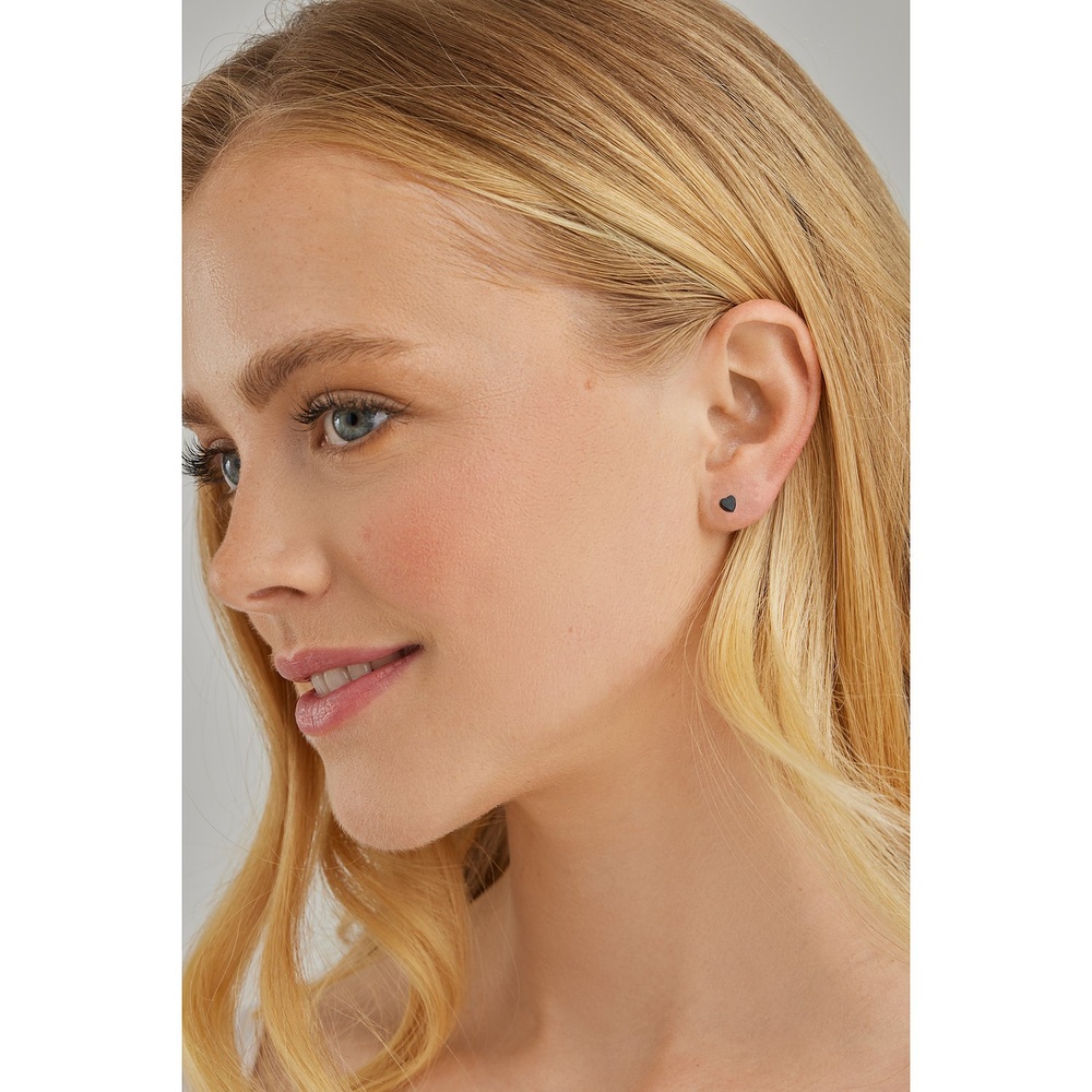 caï Boucles d'oreilles à fermoir à poussette 925 Argent Boucles d'oreilles
