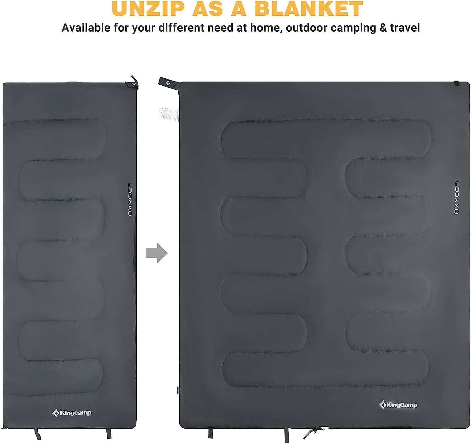 KingCamp Erwachsene L Schlafsack