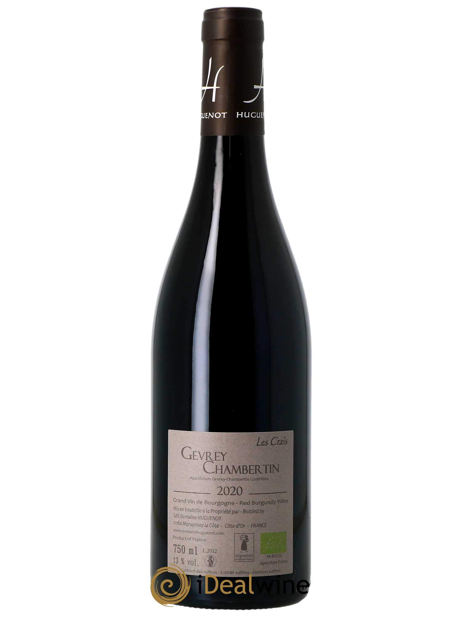 Gevrey-Chambertin Les Crais Huguenot  2020 - Lot de 1 Bouteille