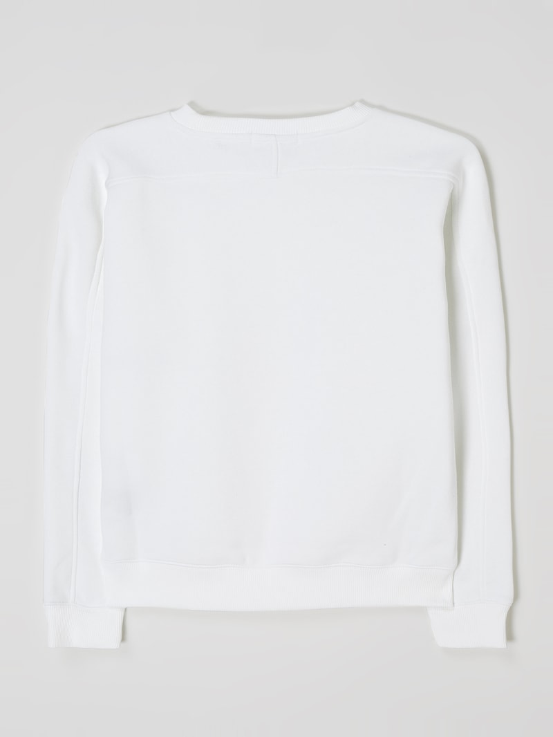 Sweatshirt mit Logo in weiß