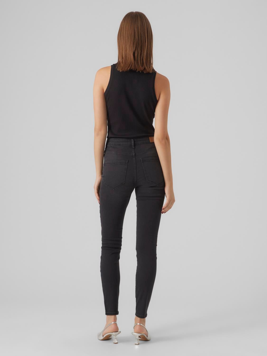 VMSOPHIA Hohe Taille Skinny Fit Jeans