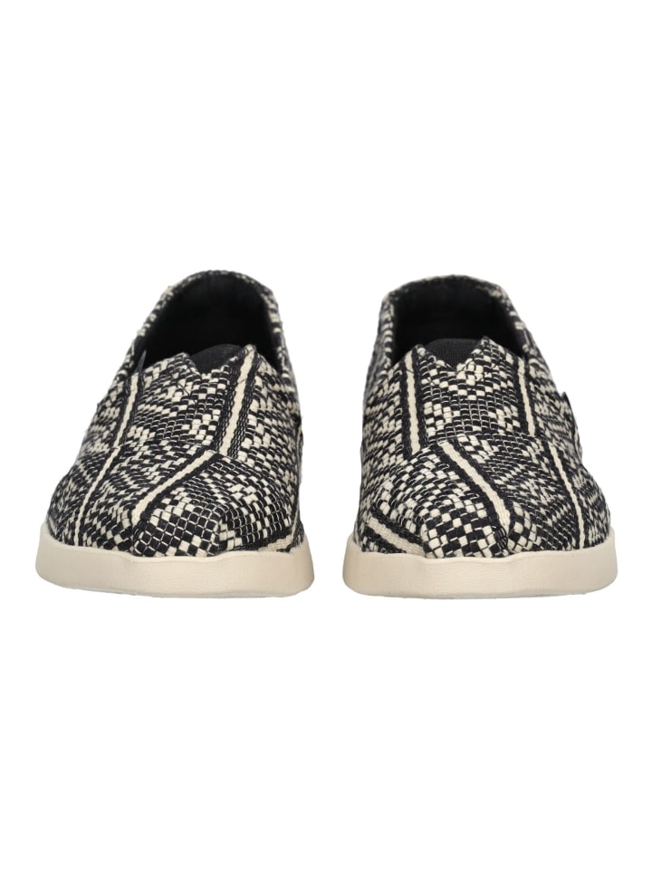 TOMS Slipper in Schwarz/Weiß günstig kaufen