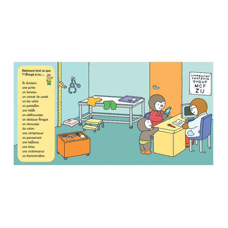 Livre T'choupi chez le docteur - Nathan Jeunesse