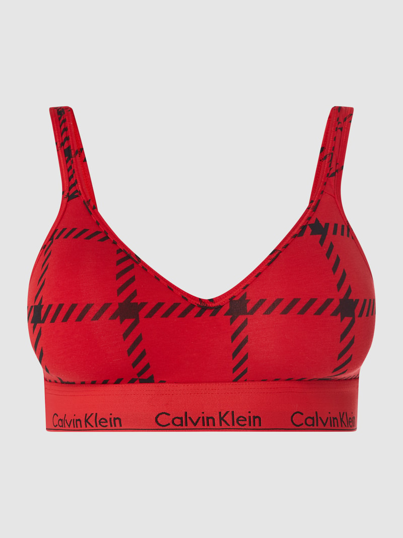 Bustier mit Push-up-Effekt in rot