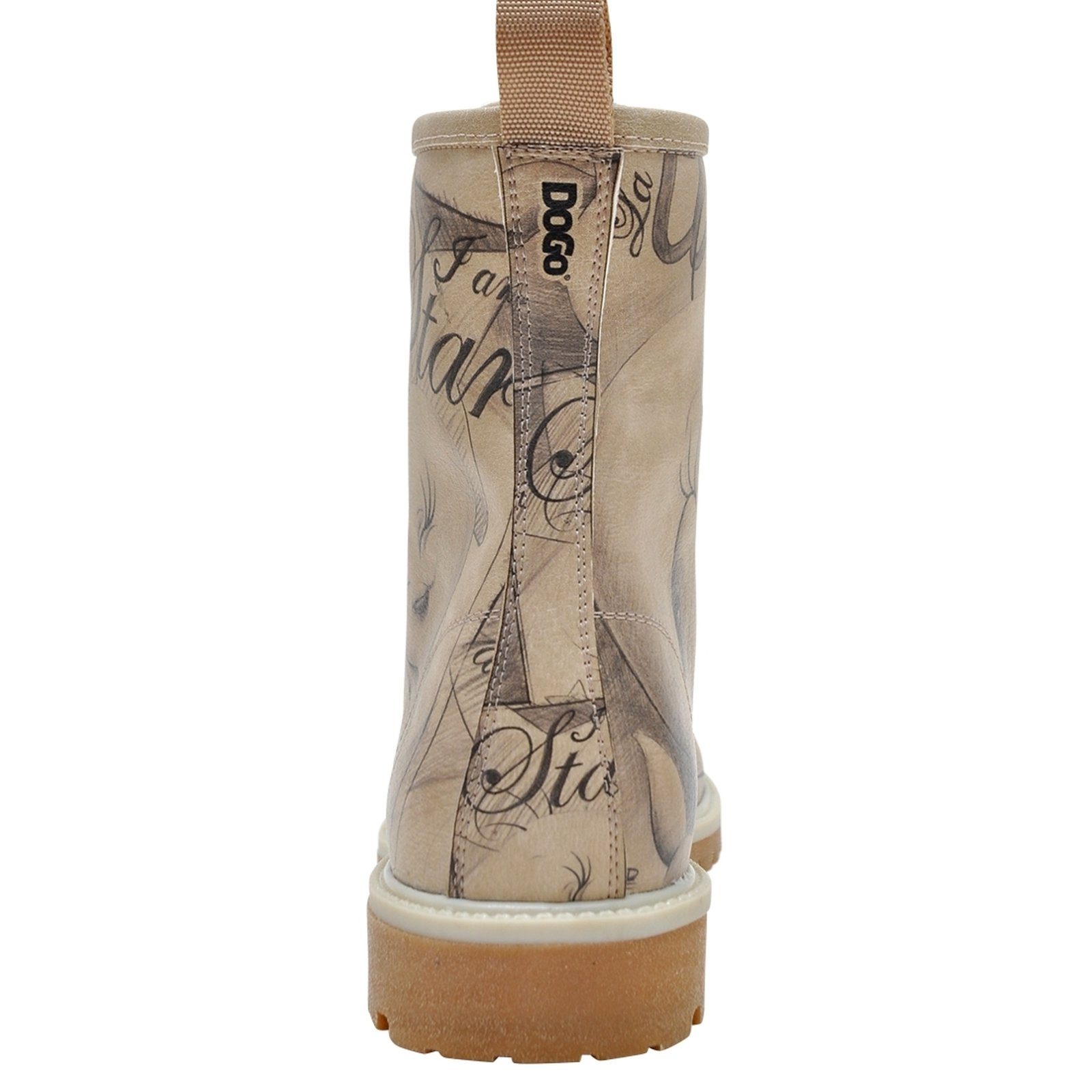 DOGO Tweety Sketch Schnürboots Vegan