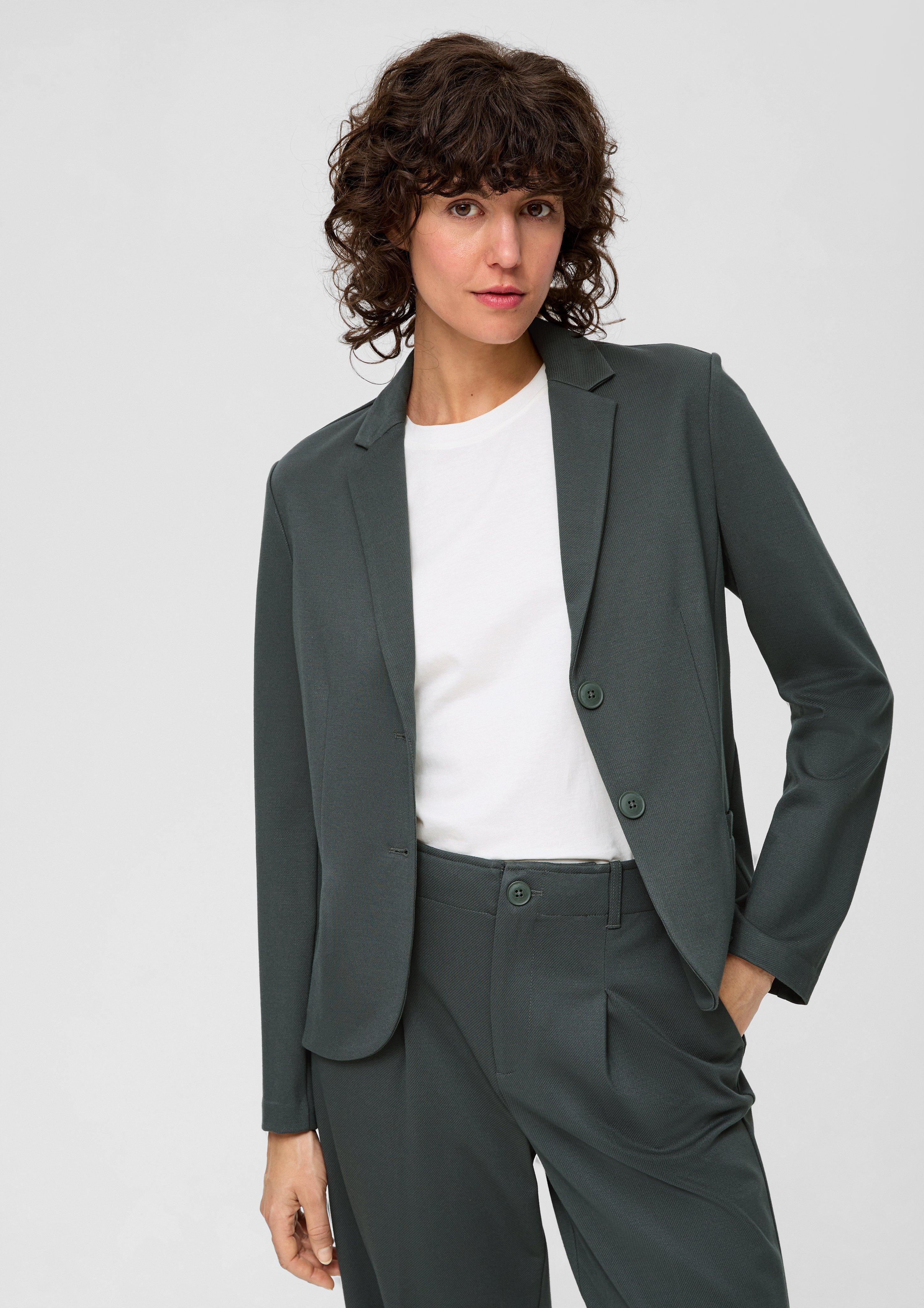 Twill-Blazer aus Interlockjersey  2133482-7909