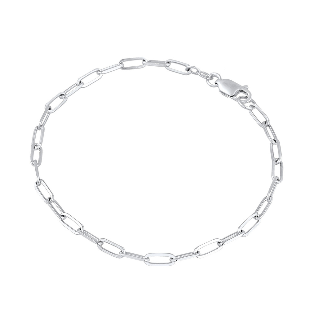 Elli Elli Bracelet Femmes maillons Ovale Basic Chain Blogueur tendance en argent sterl Bracelet