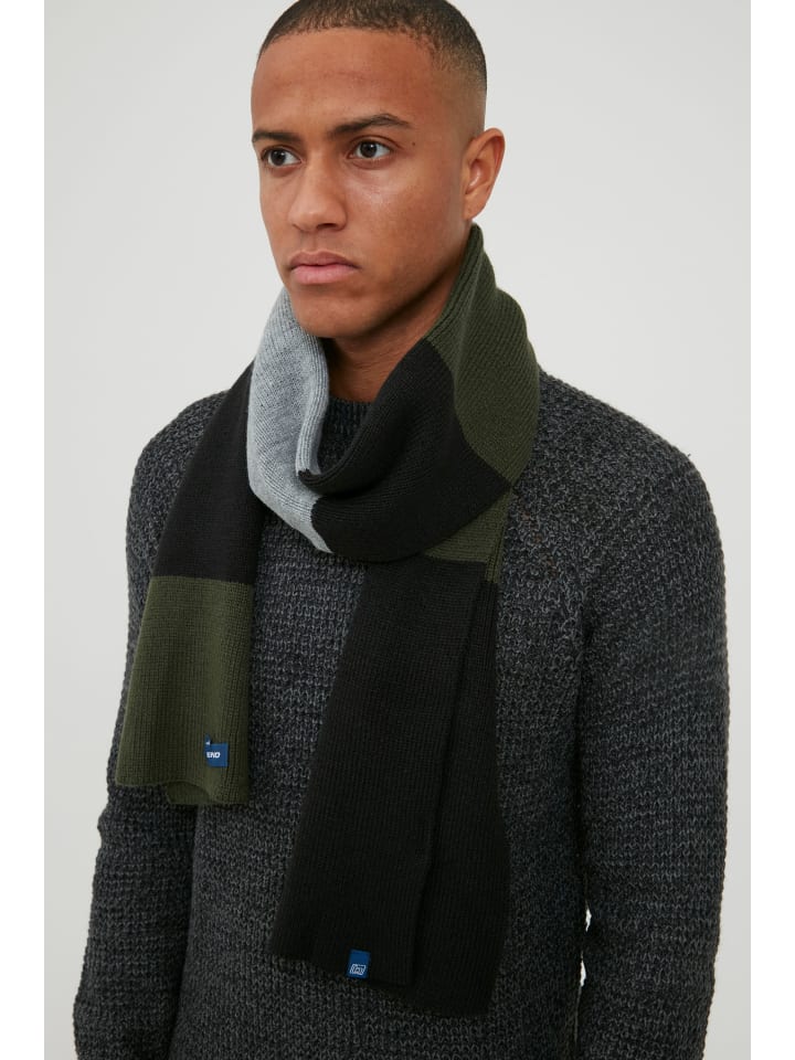BLEND Schal BHEarnest 20713938 ME Modischer Schal mit Muster in nachtschwarz günstig kaufen onesize
