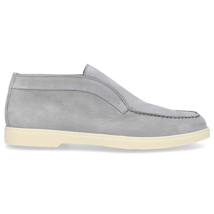 Santoni - Stiefeletten DESERT BOOT Nubukleder - grau