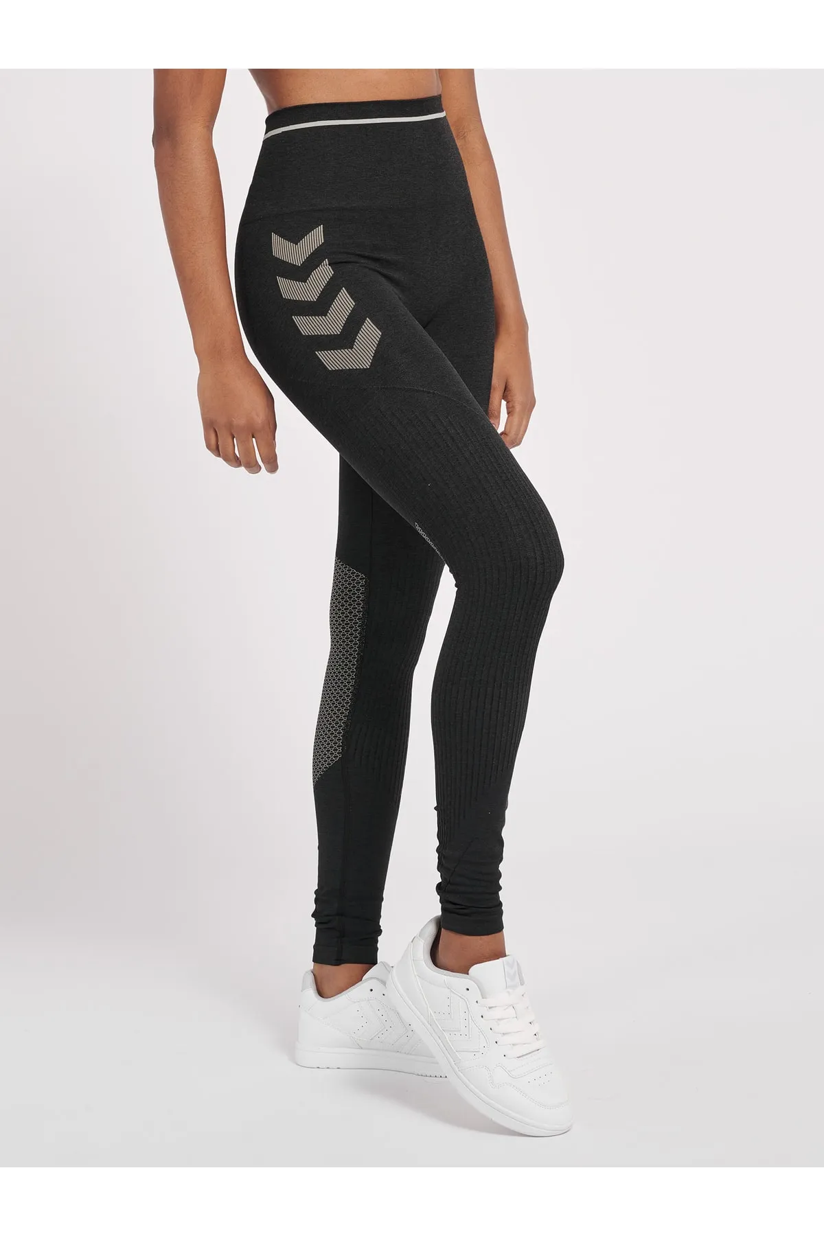 hummel  Sport-Leggings - Schwarz - Mittlerer Bund
