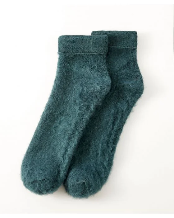 Mi-chaussettes de lit réversibles Thermolactyl.