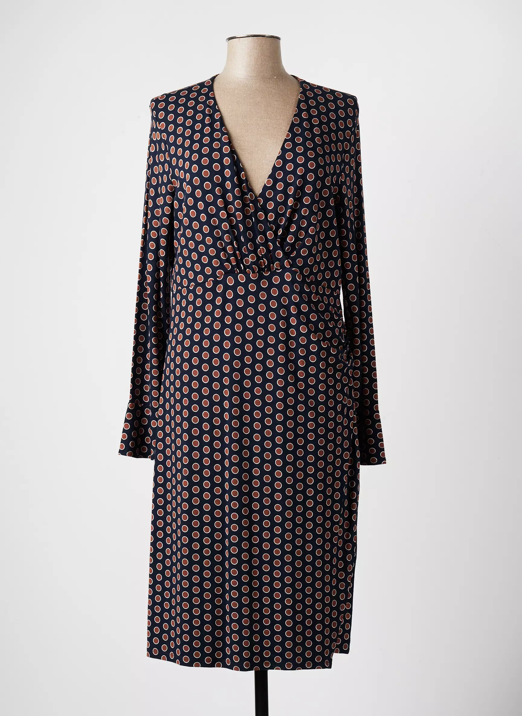 Olsen Robes Mi Longues Femme couleur bleu