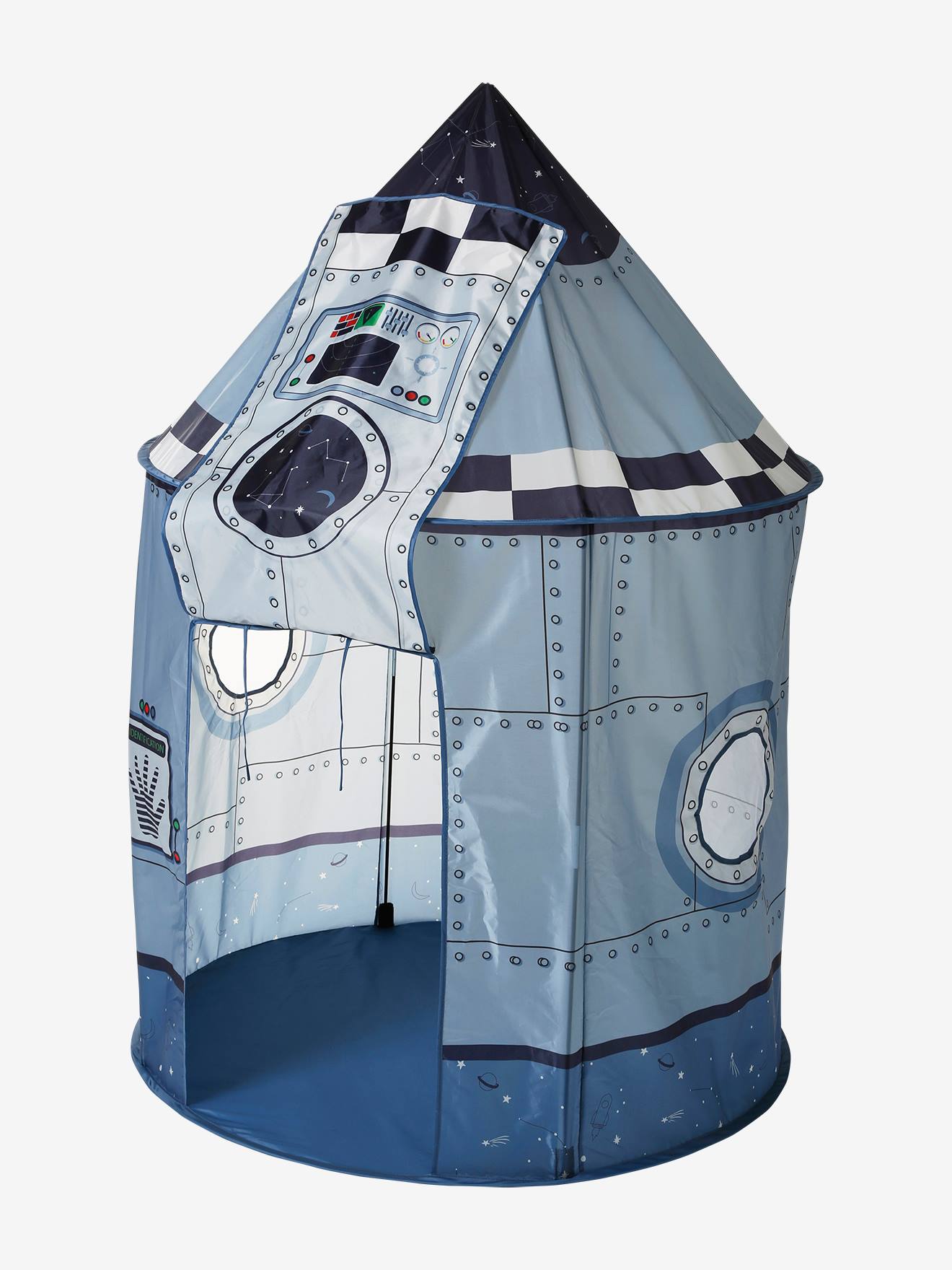 Vertbaudet Kinder Spielzelt RAKETE - blau