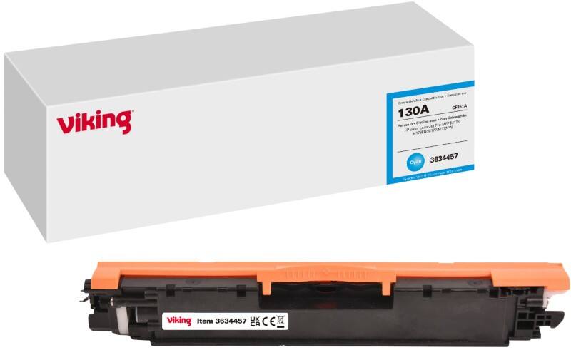 Viking 130A Kompatibel HP Tonerkartusche CF351A Cyan