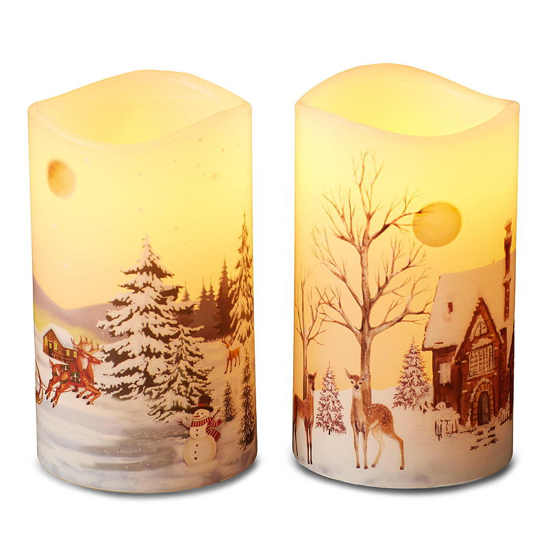 Vie Selected Kubbelys 12,5 cm ø 7,5 cm LED voks print timer