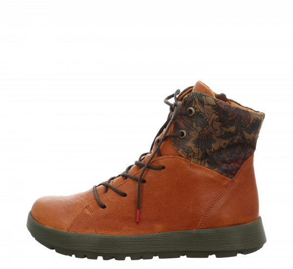 COMODA Schnürboots - Kastanie/Kombi