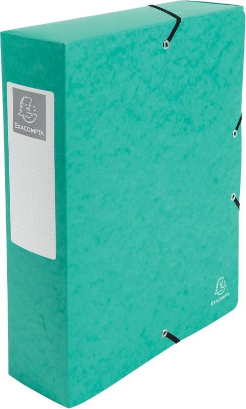 Exacompta Archivboxen 50833E DIN A4  Grün Beschichteter Manila Karton 25 x 33 cm 6 Stück