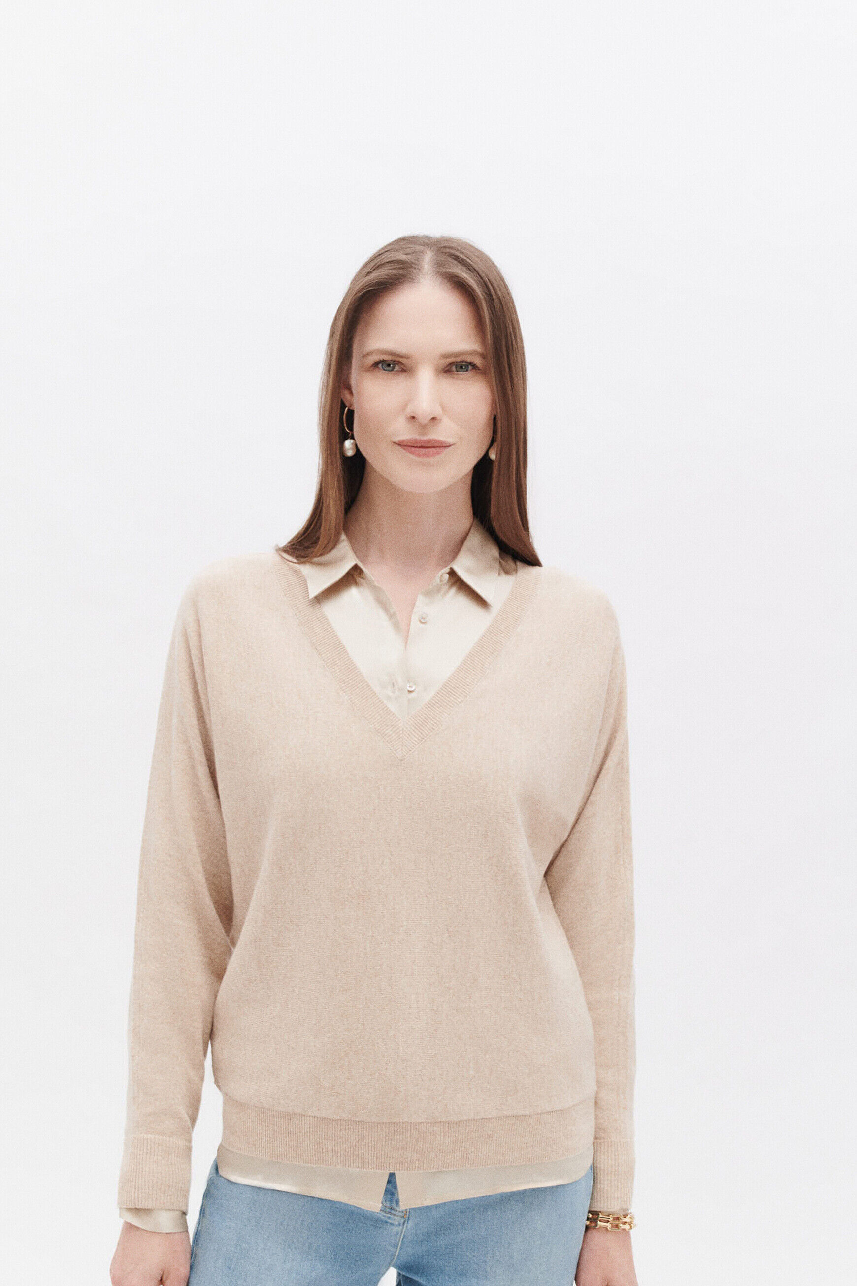Pull malwen marron femme