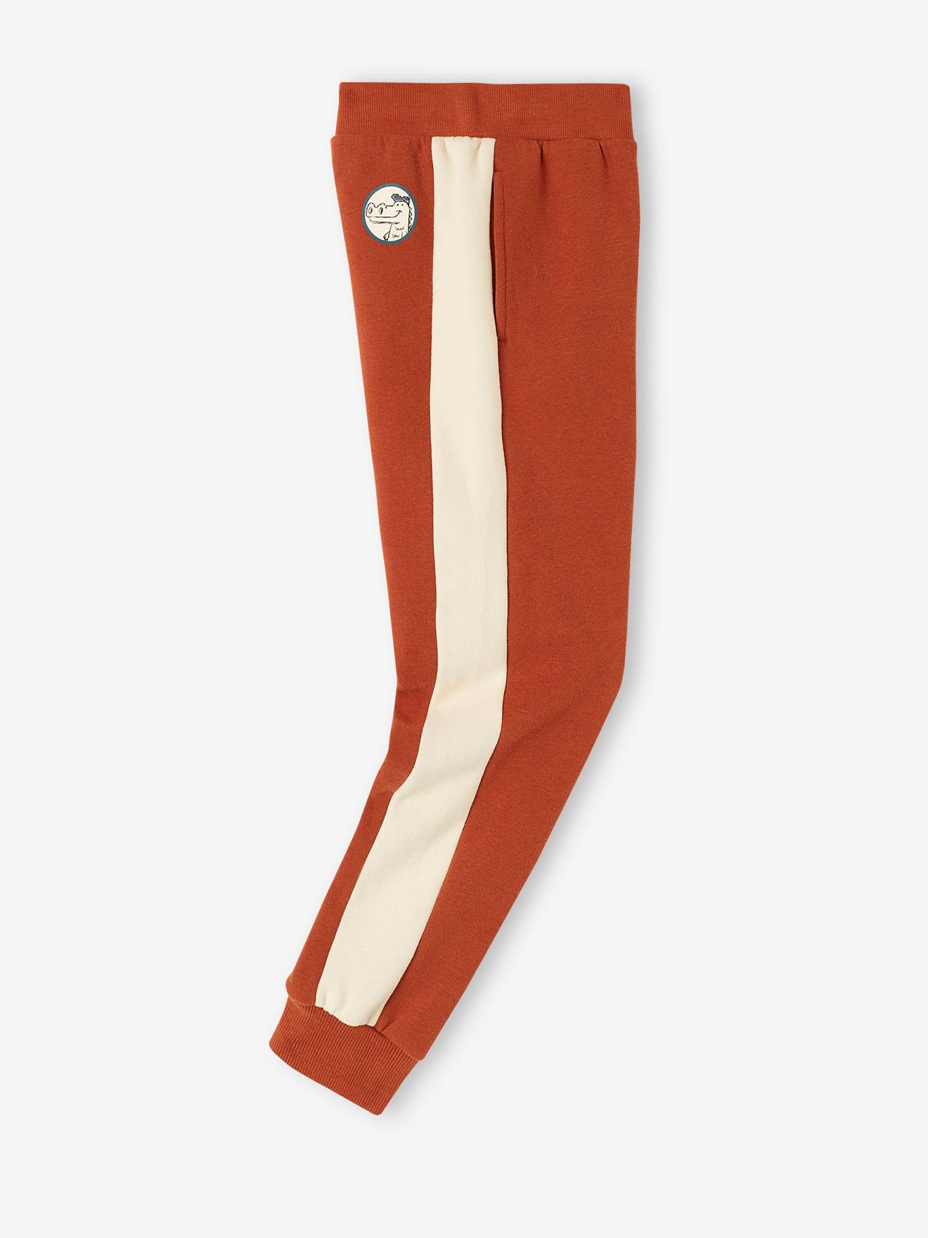 Vertbaudet Jungen Joggpants mit Schlupfbund - pekannüsse