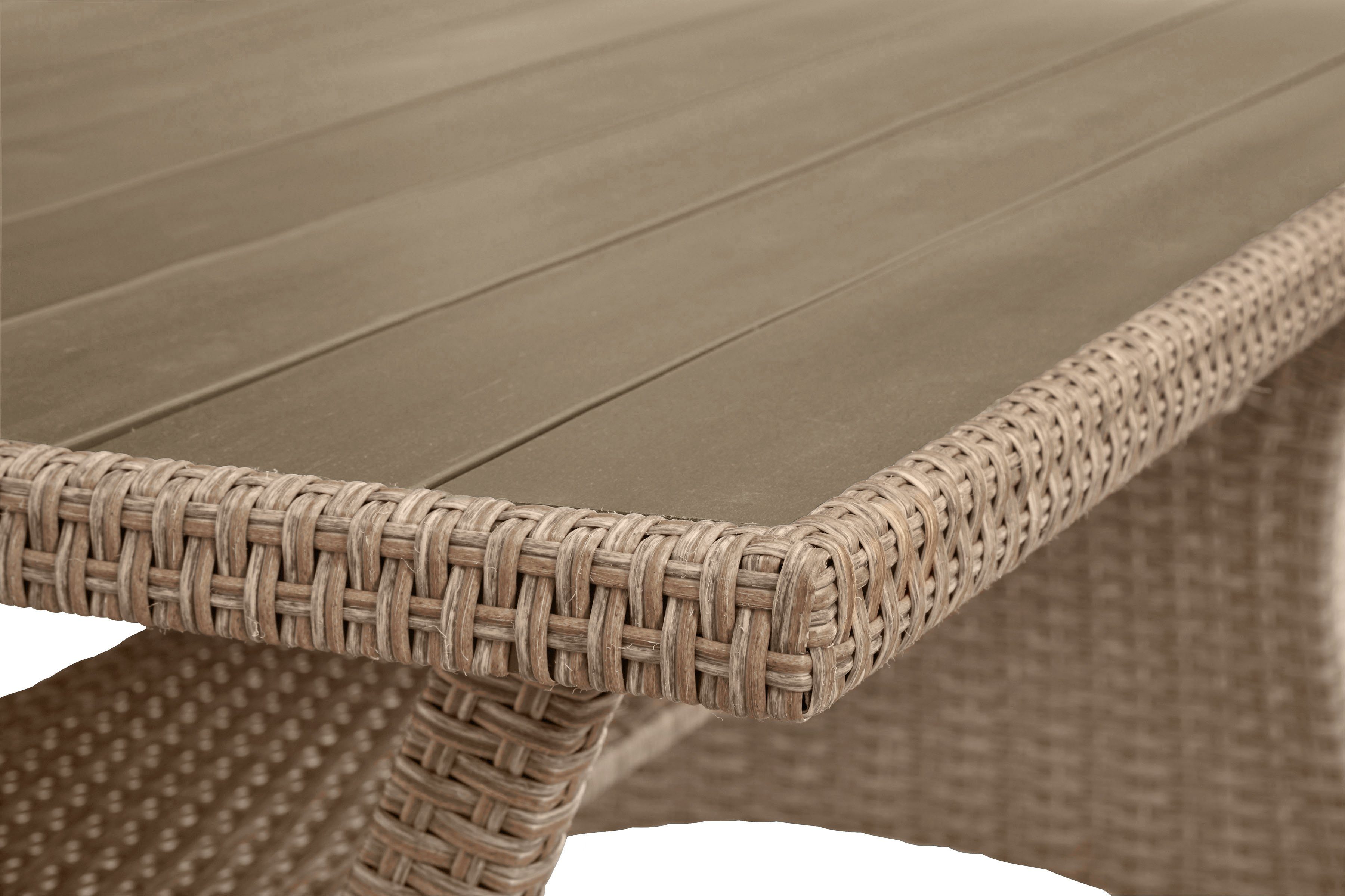 KONIFERA Gartenlounge-Set Rotterdam, (20-tlg), 3 Sofas, 2 Hocker, Tisch 120x82 cm, Polyrattan
